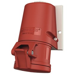 Mennekes CEE-wandcontactdoos Schroefklem Mennekes CEE-wandcontactdoos Schroefklem